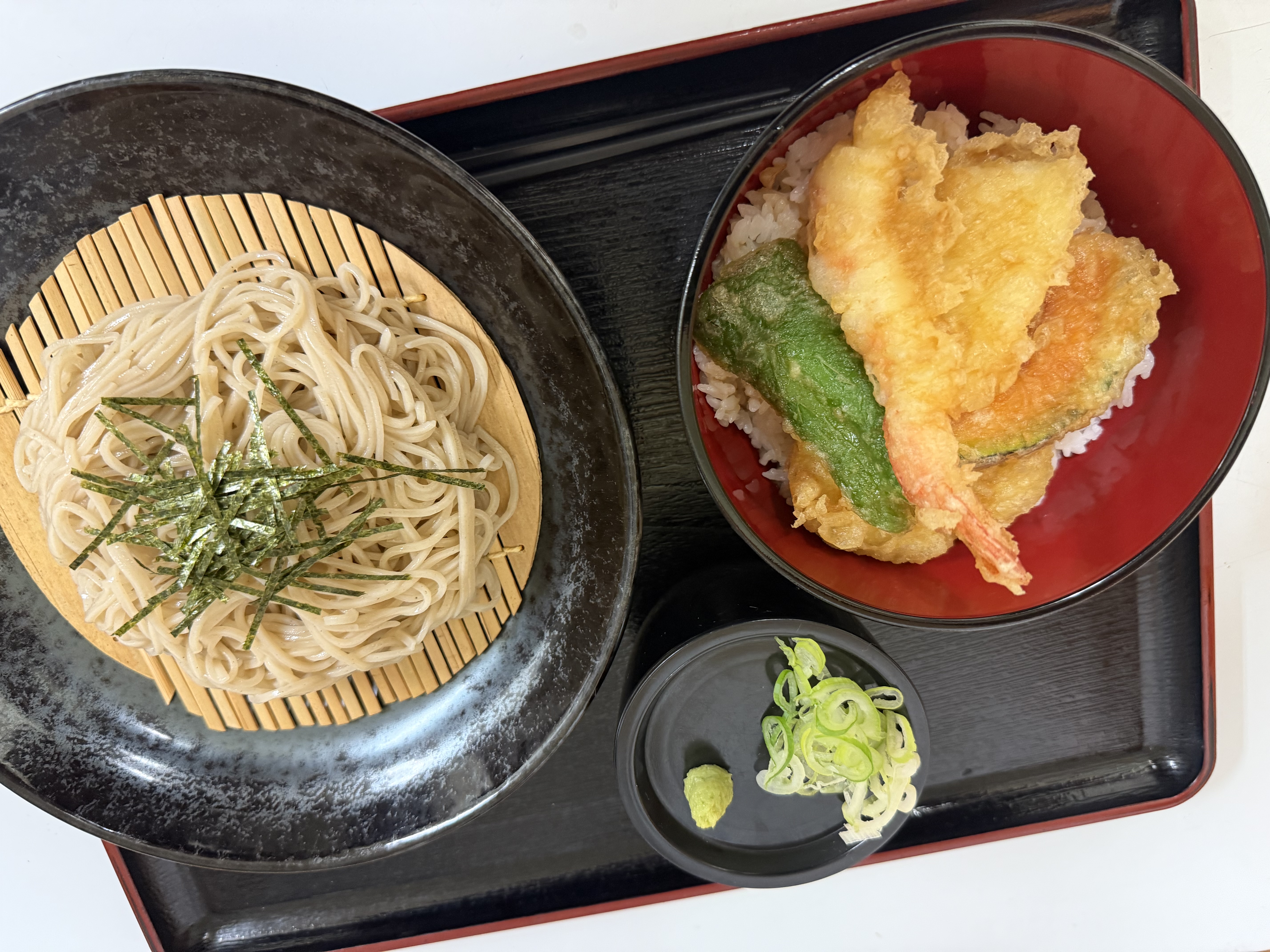 天丼ざるそばセット